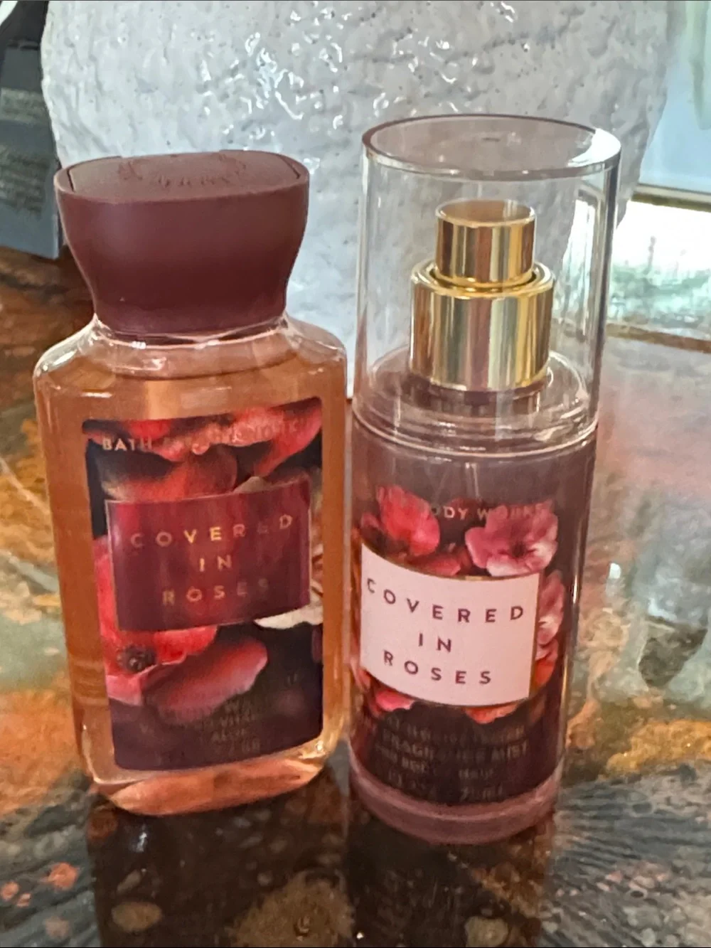 Natural Life Cosmetic Bath & Body Works Covered in Roses Duo